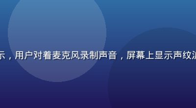 萝卜视频配音克隆功能展示，用户对着麦克风录制声音，屏幕上显示声纹波形与AI音色克隆进度条